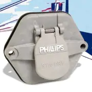 Phillips 16-7602-28 7-Way 28-pin Solid Pins w/o Circuit Breakers Socket Breaker