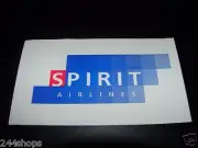 SPIRIT AIR LINES - DECAL - 3 7/8" X 2 1/2" NEW