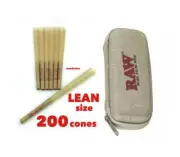 raw classic LEAN size pre rolled cone+RAW cone wallet case