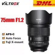 Viltrox 75mm F1.2 AF Auto Focus Lens for Fujifilm Fuji X mount Cameras X-T3 X-T4