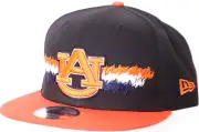 NEW Auburn Tigers AU Flat Bill TOW Embroidered Snapback Black Cap Hat Adult OSFM