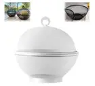 Fruit Fly Proof Fruit Bowl, Large Capacity Mesh Fruit Basket with Lid Cover