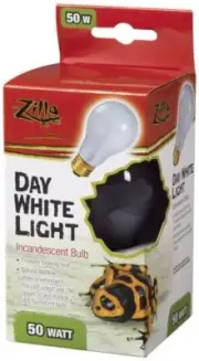 Reptile, Zilla Incandescent Day White Light Bulb for Reptiles (50 Watt)
