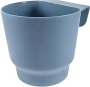 MINAOLULUS Balcony Hanging Planter Self Watering Pot for Railing Weather Resistant Planter for Garden Home Office and Outdoor Decor Present for Plant Lovers