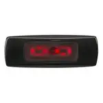 Narva 9-33V LED Rear End Outline Marker Red With 0.5M Cable Black Cover - 96832B