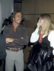 Ryan O Neal and Cybill Shepherd at Paper Moon Los Angeles - 1973 Old Photo 1