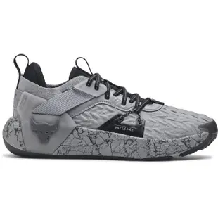 【UNDER ARMOUR】UA 男女同款 Project Rock 6 The Bull 訓練鞋 運動鞋_3027348-100(灰色)