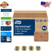 Xpressnap One-at-a-Time Napkins, 1-Ply, 12x500 Pack for High Traffic Use
