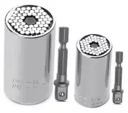Universal Socket Wrench Set (11-32mm 7-19mm) Professional Sockets Tools Multi