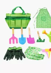 Childern Gardening Set Garden Tools Metal Fun Kids Garden Set watering NEW