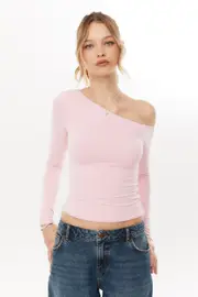 [Supré] Supré - Super Smooth Cara Off The Shoulder Top - Rosette pink S ROSETTE PINK
