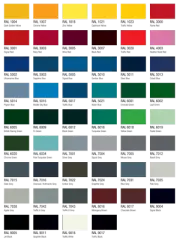 AUTOMOTIVE PAINT RAL COLOURS - SOLVENT BASECOAT - 2K DIRECT GLOSS (LISTING 3)