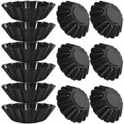 12 Pcs Cookie Cupcake Cases White Baking Accessories Egg Tart