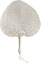 BESTYASH Summer Fan Portable Fans Portable Hand Fan Summer Hand Fan Chinese Style Fans Air Mover Blower Fan Grass Fan Woven Hand Fan Hand Made Fan Vintage Hand Fan Handheld Fan Wooden