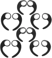 Abaodam 12pcs Ear Hook Headphones Silicone Headphone Concert for Women Hearing Protection Equipment Ear Buds Tips Replacement for Concert Gel