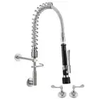 3Monkeez C/P Brass Wall Top Assembly and Stainless Steel Elbow Pre Rinse Unit...