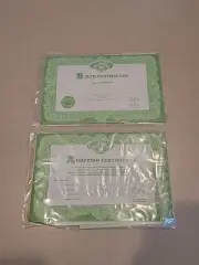 Vintage Cabbage Patch Doll Adoption & Birth Certificate Certificates New Unused
