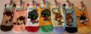 Looney Tunes Kids Ankle High Socks Baby Tasmanian Devil Marvin Coyote NWT 1 Size