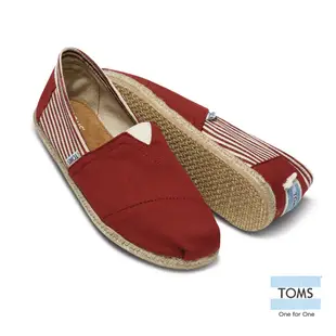 TOMS 經典學院風懶人鞋-女款(紅)-001019B09 UNRED