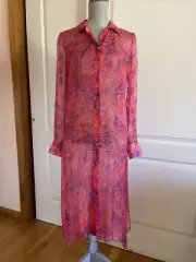 Elie Tahari Mariah Tunic cover up swimwear Piazza Pink Size XS NWT $328 org