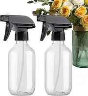 Spray Bottle for Hair | 2x Fine Mist Empty Spray Bottles | 300ml Large Capacity Water Sprayer, Household Gadgets for Home