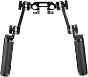 Niceyrig Shoulder Rig ARRI Rossette Leather Dual Hand Grip for Support System kit