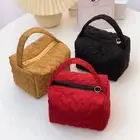 Large Capacity Mini Handbag Macaron Color Cosmetic Bag Women Girls