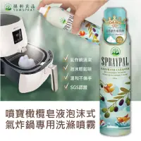 在飛比找momo購物網優惠-【Spraypal噴寶】橄欖皂液泡沫式氣炸鍋專用洗滌噴霧(氣