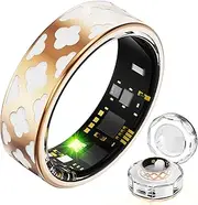 Smart Ring Health Tracker for Women Men, Fitness/Sleep/Stress/HR Tracker, Fitness Tracker with Steps, Distance & Calorie Count, iOS & Android Compatible, IP68 Waterproof (#9)