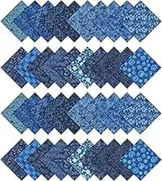 Soimoi Batik Print Precut 5-inch Cotton Fabric Quilting Squares Charm Pack DIY Patchwork Sewing Craft