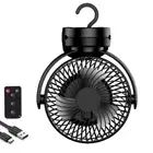 Portable Small Fan Clip USB Fan with LED Desktop Mini Portable Desktop Outdoor