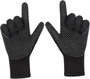 Neoprene Gloves 3mm Diving Gloves Hand Protection Five Finger for Kayaking Canoe