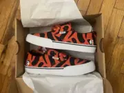 Etnies Women 8.5/Men 7 Jameson Vulc X Burn Slow BMX Animal Tiger Print Halloween