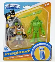 NEW DC Super Friends Imaginext Batman & Swamp Thing Action Figures