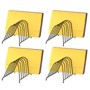 4PK Marbig Wire Angled Desk Paper/Folder Holder/Rack 6 Slot Organiser for Office