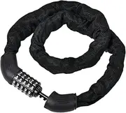 Bike Lock Combination | Heavy Duty Keyless Security Combination Cable Locks,Riding Accessories Safety Tool for Fences, E-Bikes, Skateboards, Scooters