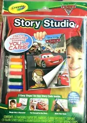 Toys Crayola Story Studio Disney Pixar Cars LIGHTNING MCQUEEN MATOR Write 3 Book