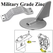 Zinc Anode Kit For Yamaha 150-200 Hp Outboard Counter Rotation LH With Hardware