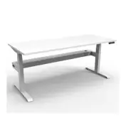 1800Mm Single Sided Workstation Cable Tray Nat White And White