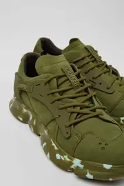 Karst Green Nubuck/Textile Sneaker for Women