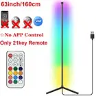 160cm Smart Corner Floor Lamp RGB LED Tuya App Alexa Google Voice Control