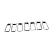 PP For 11-17 Compass Front Grille Trim Molding 7-Piece Set Chrome 68109865AA (for: Jeep)