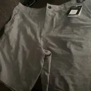 New O'NEILL HYBRID swim walk shorts Drifter Heather Hybrid sz 38 NWT $55 New