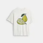Pear Relaxed T-Shirt In Organic Cotton