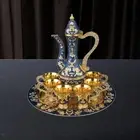 Luxury Coffee Pot Set Beverage Drinkware Drinkware Art Crafts Tea Service Set