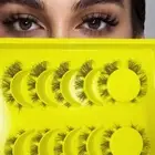 6 Pairs Natural Wispy False Eyelashes 3D Mink Eye Lashes For Women Makeup