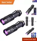 2Pack UV Torch, UV Light Ultraviolet LED Flashlight Blacklight Portable Flash...