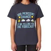 Meteorologist 100 Percent Chance Of Me Telling You The Forecast T-shirt