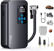Tyre Inflator Portable Air Compressor, 150PSI Cordless Air Pump for Car, 7800Mah