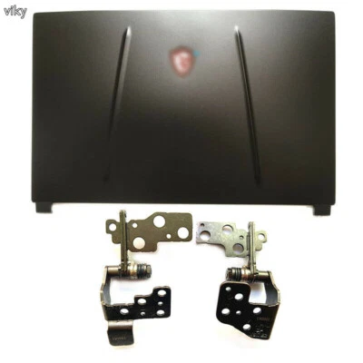 For MSI GP75 MS-17E2 MS-17E3 Top Lid LCD Back Cover+Screen Hinges (L+R)